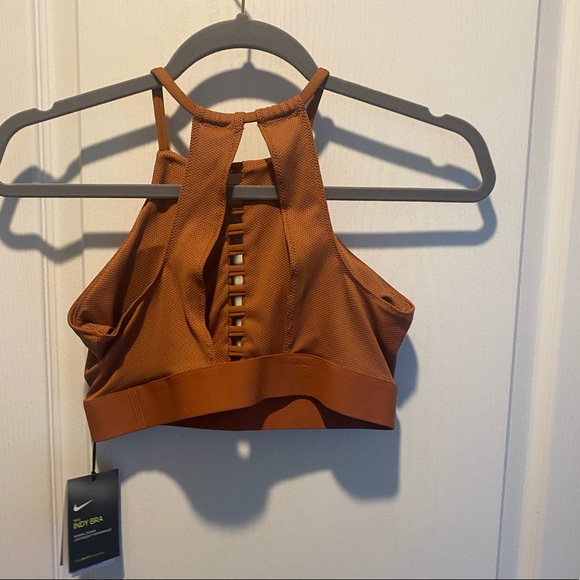 Nike ladder slit high neck Indy sports bra - Picture 2 of 2